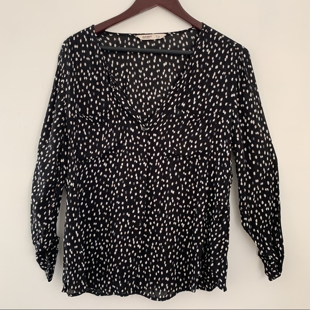 button down blouse - Picture 3 of 6